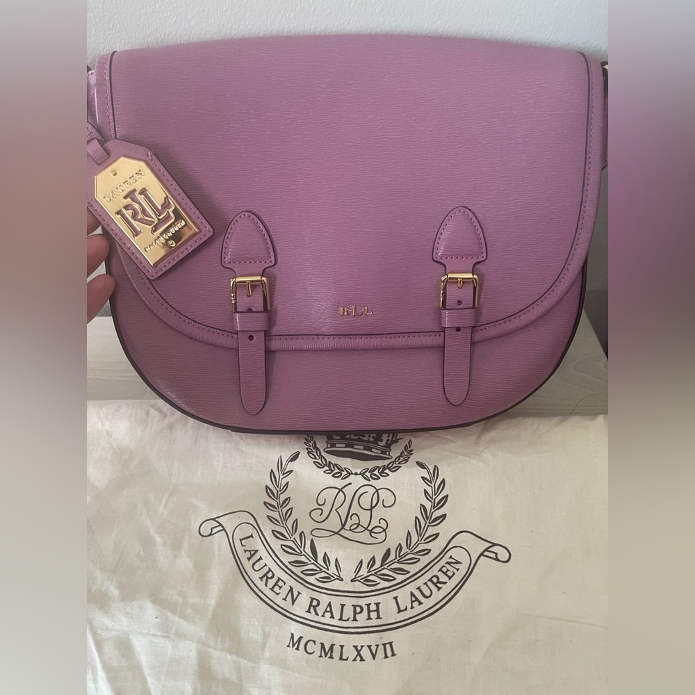 Ralph Lauren Lavender Shoulder Bag